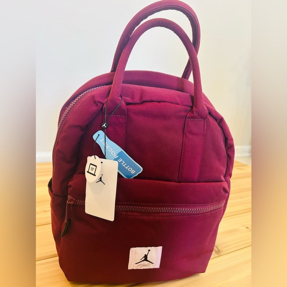 NEW Air Jordan Backpack Cherrywood Red NWT - Picture 8 of 14